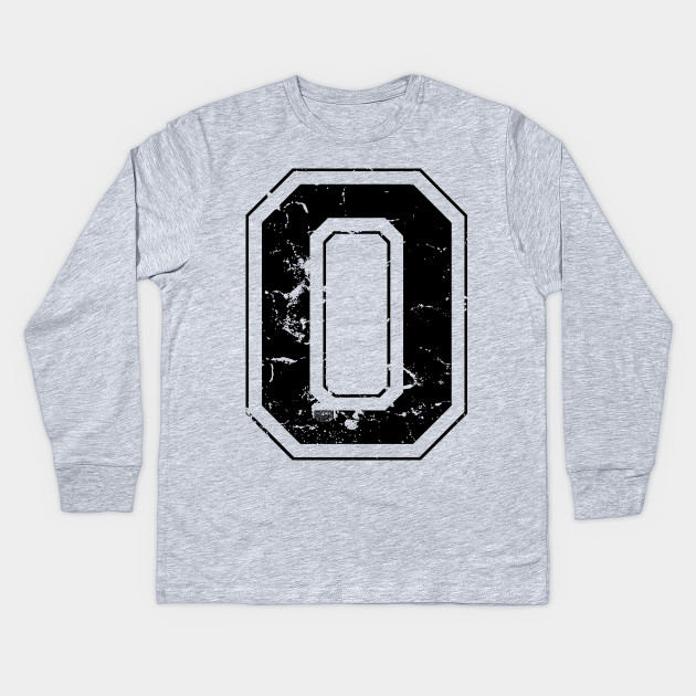 Number 0 Zero Black Jersey Sports Athletic Player